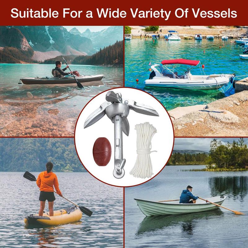 Canoe Anchoring Boat Anchoring - Fishing Boat Anchor บทวิจารณ์และราคา