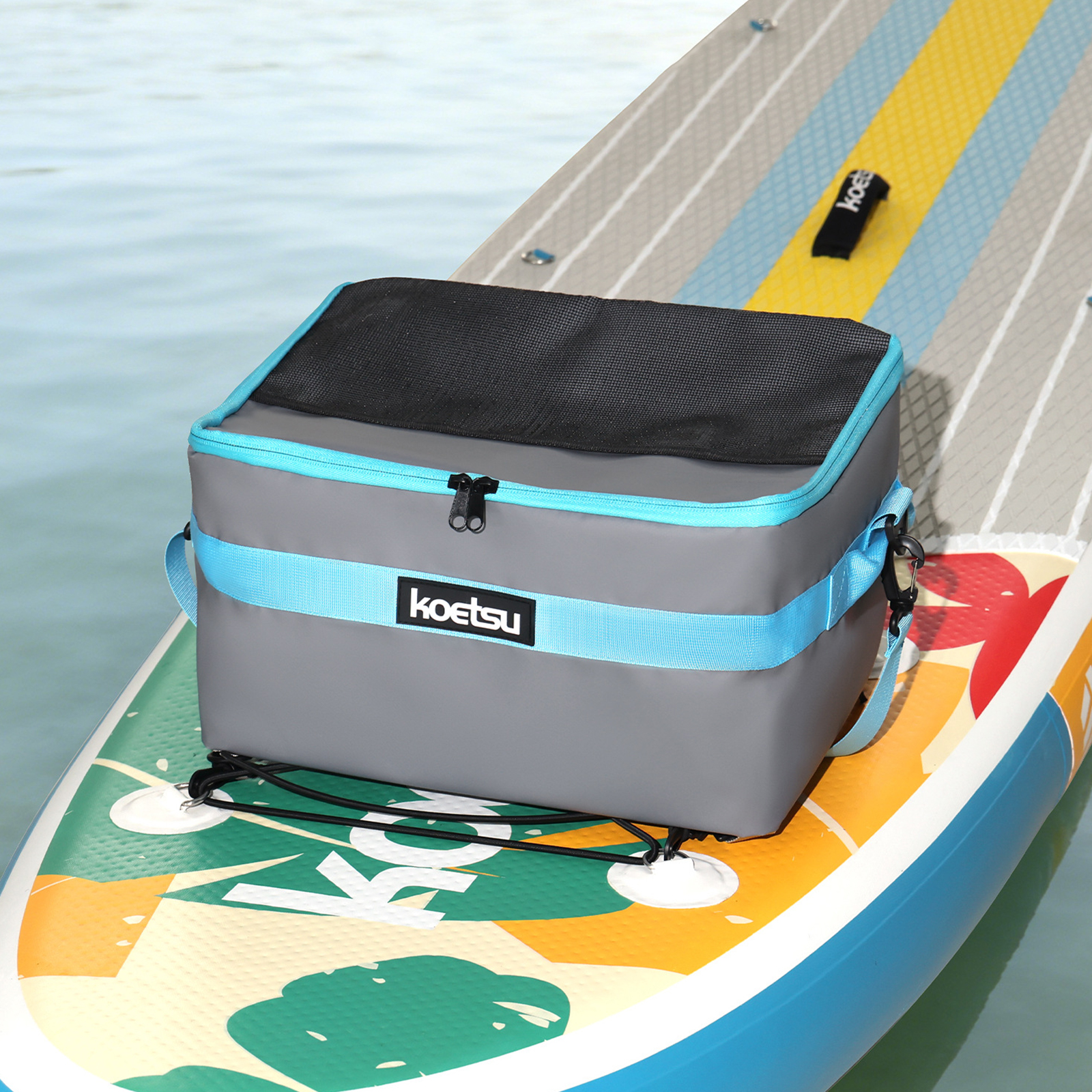 Insulated Paddleboard Cooler w - Fishing Boat Paddle บทวิจารณ์และราคา