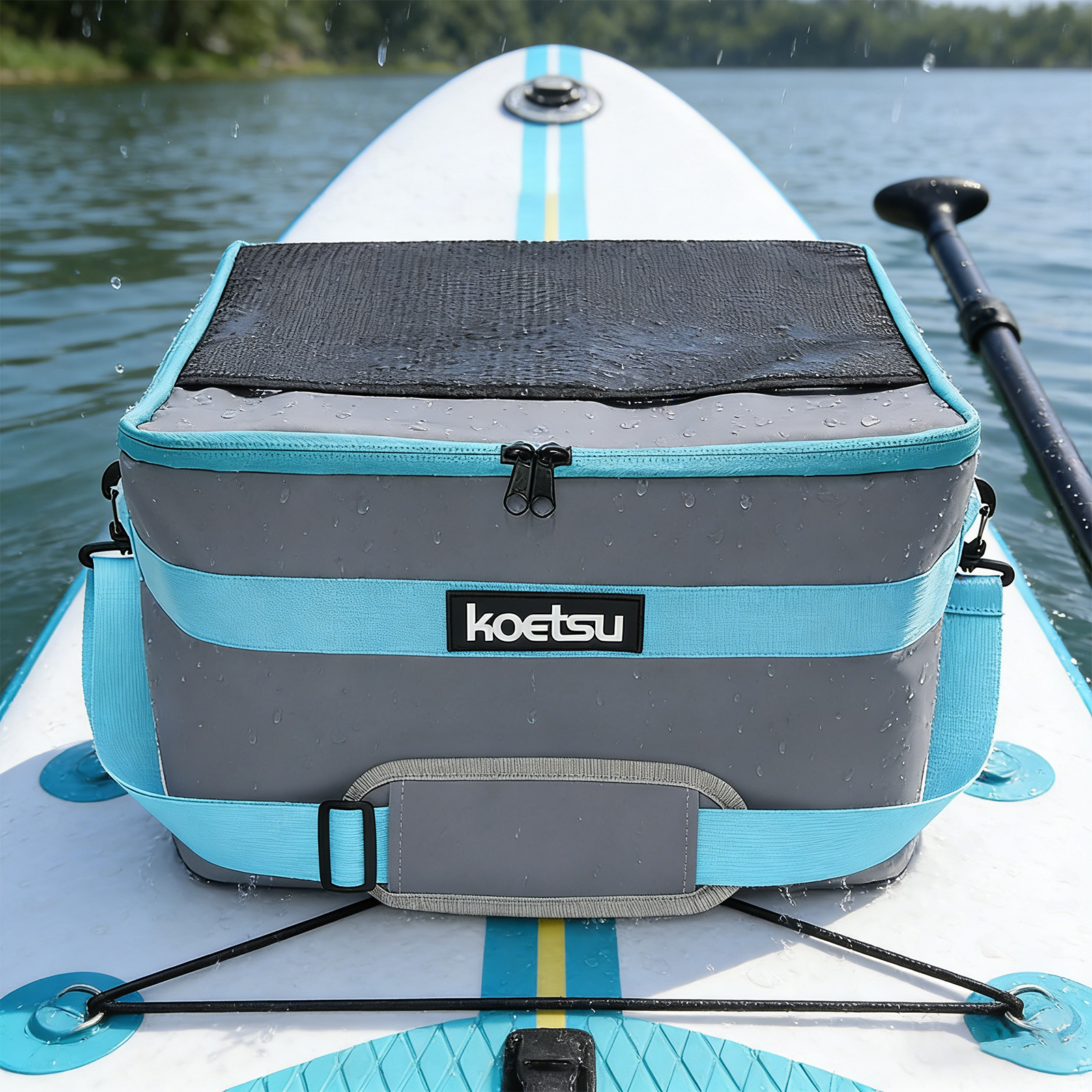 Insulated Paddleboard Cooler w - Fishing Boat Paddle บทวิจารณ์และราคา