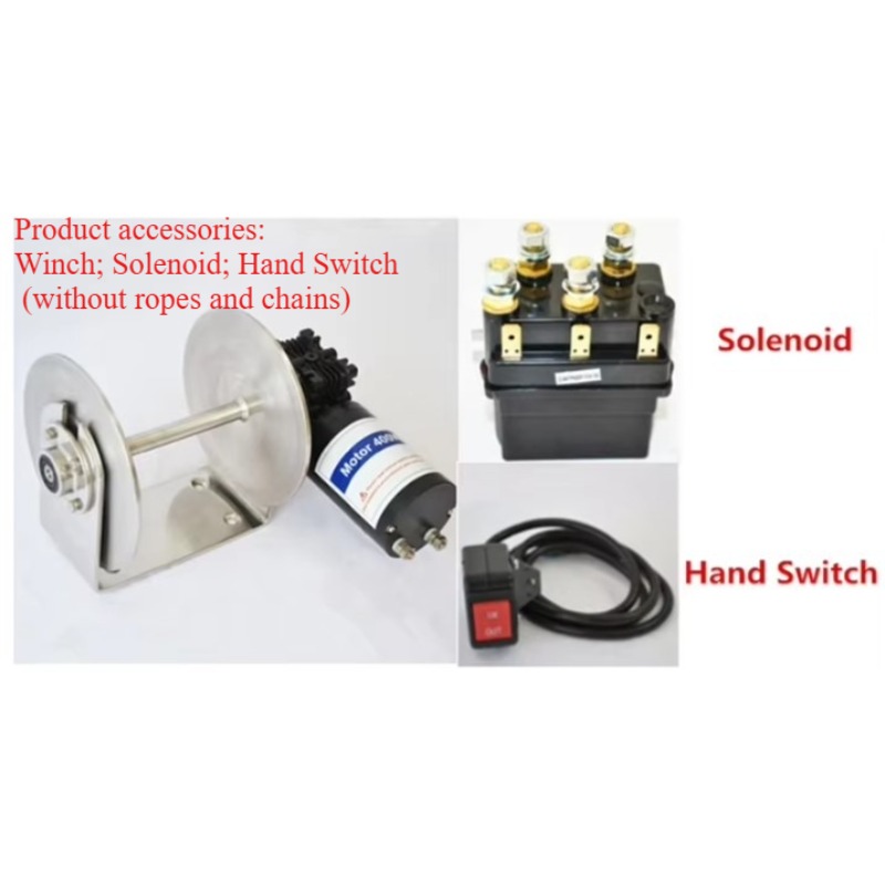Electric Anchor Drum Winch, 60 - Fishing Boat Anchor Winch บทวิจารณ์และราคา