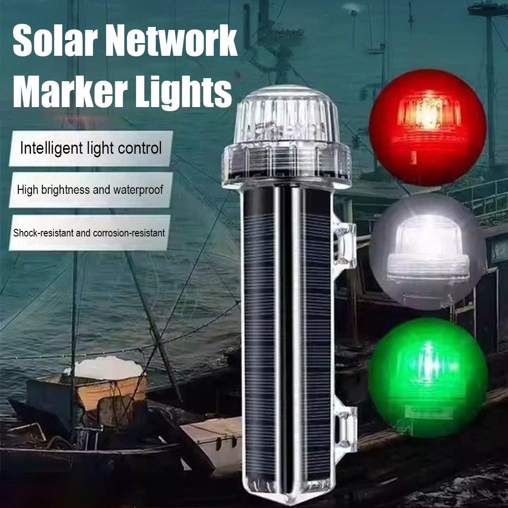 Solar Ocean Signal Light Navig - Fishing Boat Oar บทวิจารณ์และราคา