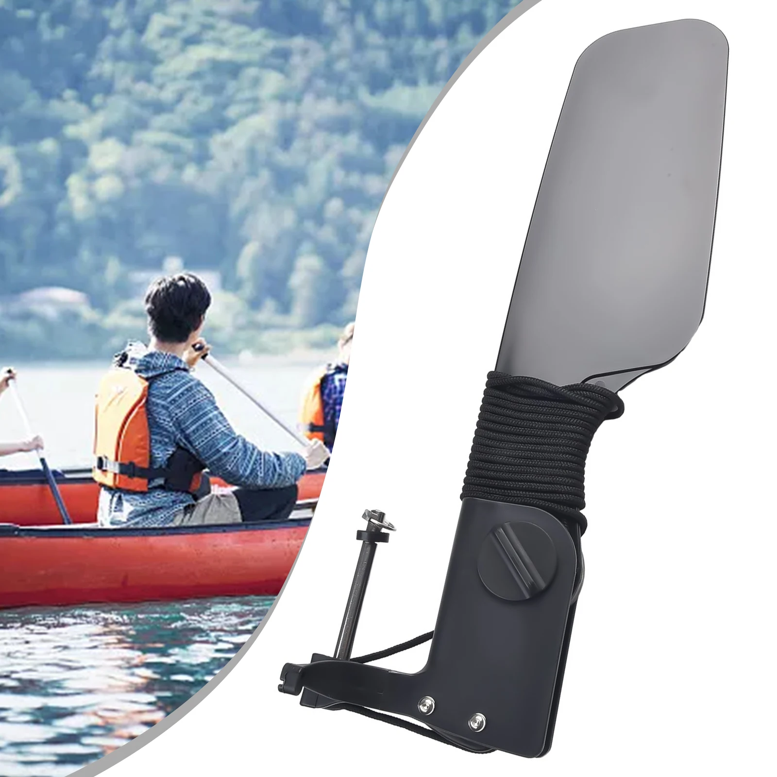 For Kayak Big Tail Rudder with - Fishing Boat Steering Wheel บทวิจารณ์และราคา
