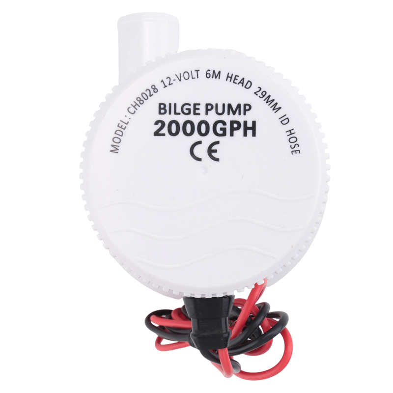 2000GPH Marine Water Bilge Pum - Fishing Boat Bilge Pump บทวิจารณ์และราคา