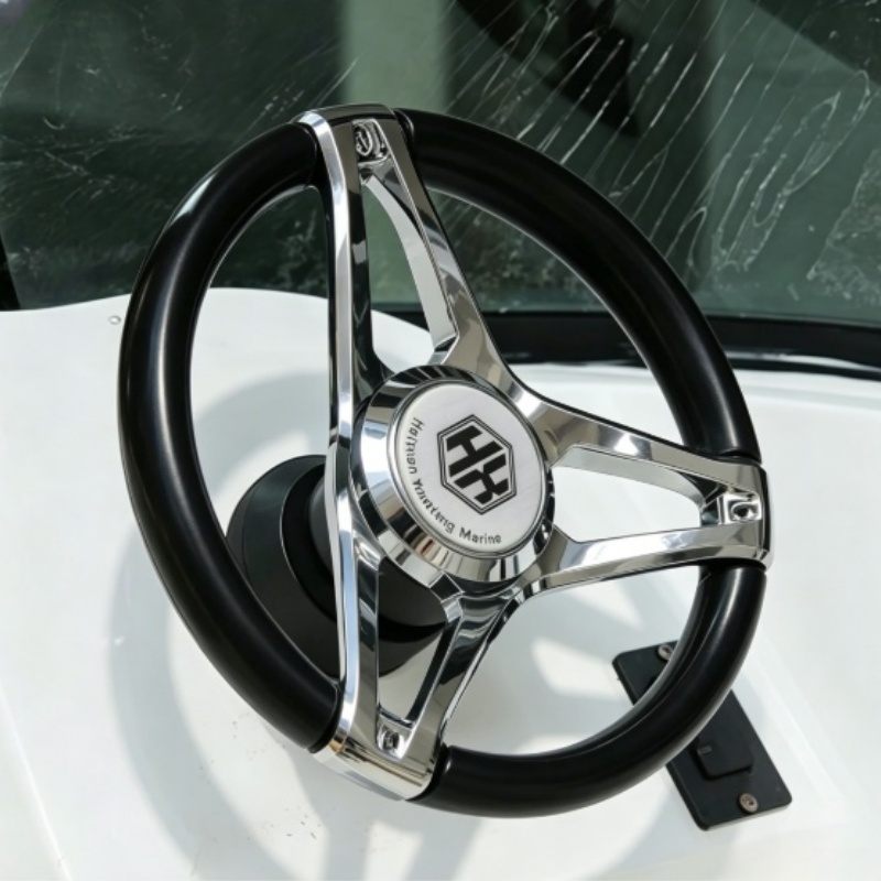 Marine Steering Wheel With Ass - Fishing Boat Trailer บทวิจารณ์และราคา