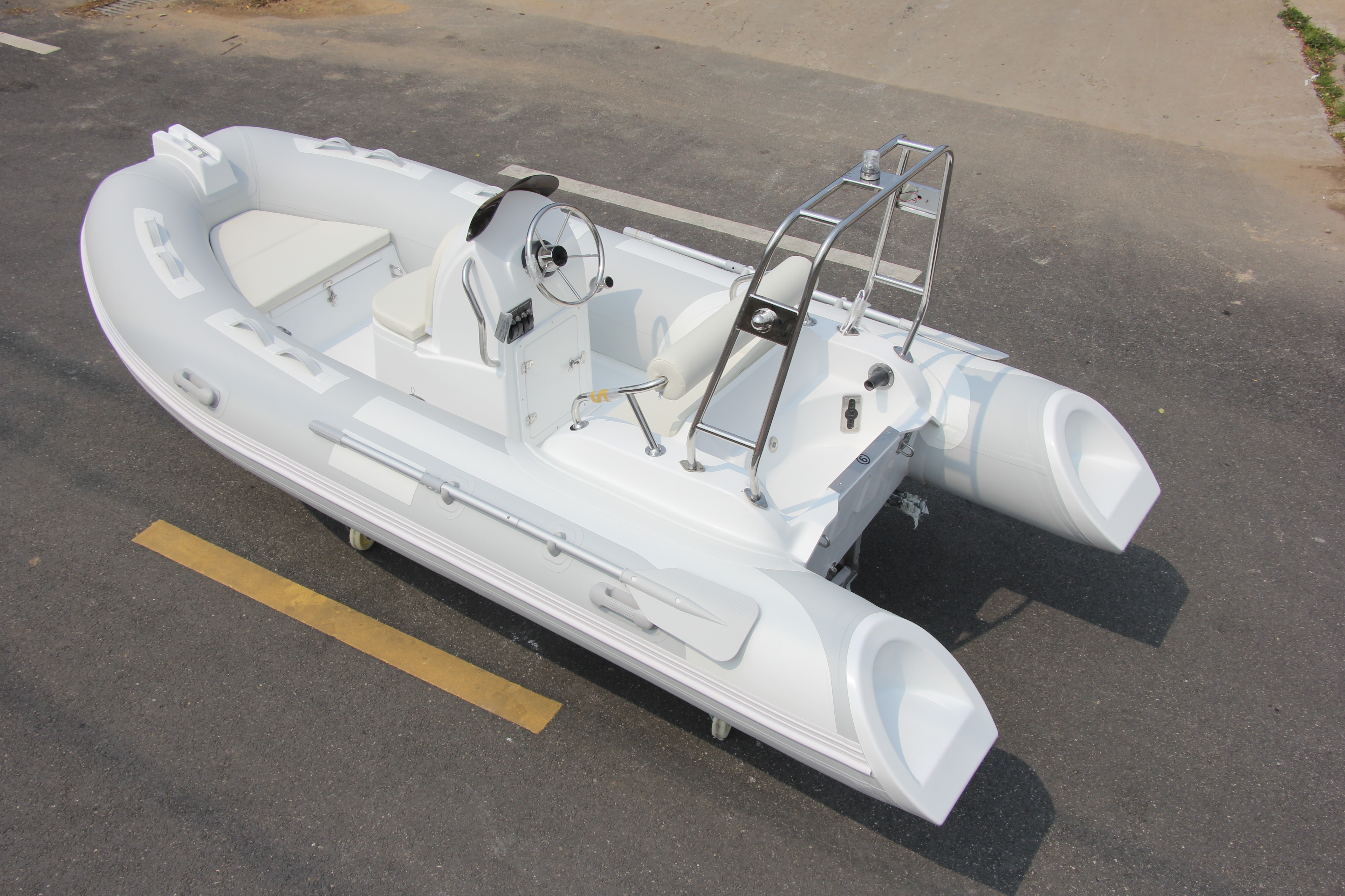 RIB Inflatable Boat Luxury Fib - Fishing Boat Fiberglass บทวิจารณ์และราคา