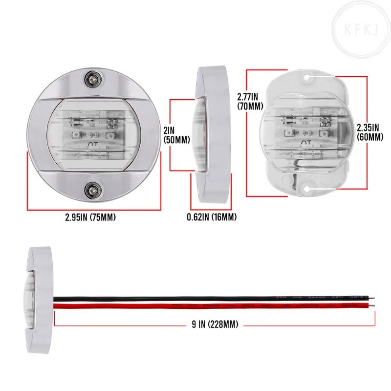 For Yacht Fishing Vessel 12V/2 - Fishing Boat Navigation Light บทวิจารณ์และราคา